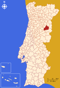 Localização da Guarda Localização da Guarda