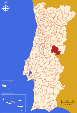 Localização de Castelo Branco Localização de Castelo Branco