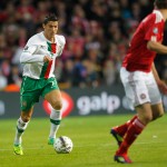 Cristiano Ronaldo marcou o único gol de Portugal na derrota para Dinamarca Cristiano Ronaldo marcou o único gol de Portugal na derrota para Dinamarca