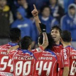 Jogadores do Gil Vicente comemoram vitória frente ao Porto Jogadores do Gil Vicente comemoram vitória frente ao Porto