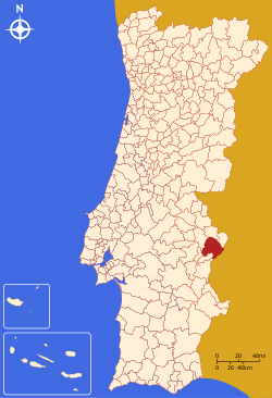 Localização de Elvas Localização de Elvas