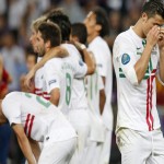 Tristeza geral entre os jogadores portugueses após eliminação na Euro-2012 Tristeza geral entre os jogadores portugueses após eliminação na Euro-2012