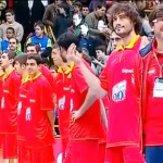 Tocaram o hino de Portugal para a Espanha em torneio no Brasil Tocaram o hino de Portugal para a Espanha em torneio no Brasil