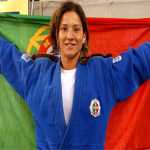 Telma Monteiro foi a escolhida para conduzir o estandarte na abertura dos jogos Telma Monteiro foi a escolhida para conduzir o estandarte na abertura dos jogos