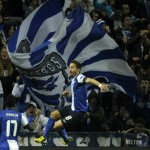 João Moutinho comemora gol que deu vitória ao Porto